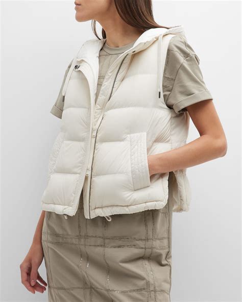 neiman marcus burberry puffer vest.